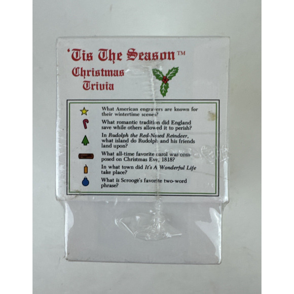 Tis The Season Christmas Trivia Card Game Family VTG USA Party Secret Santa Gift - Picture 4 of 10